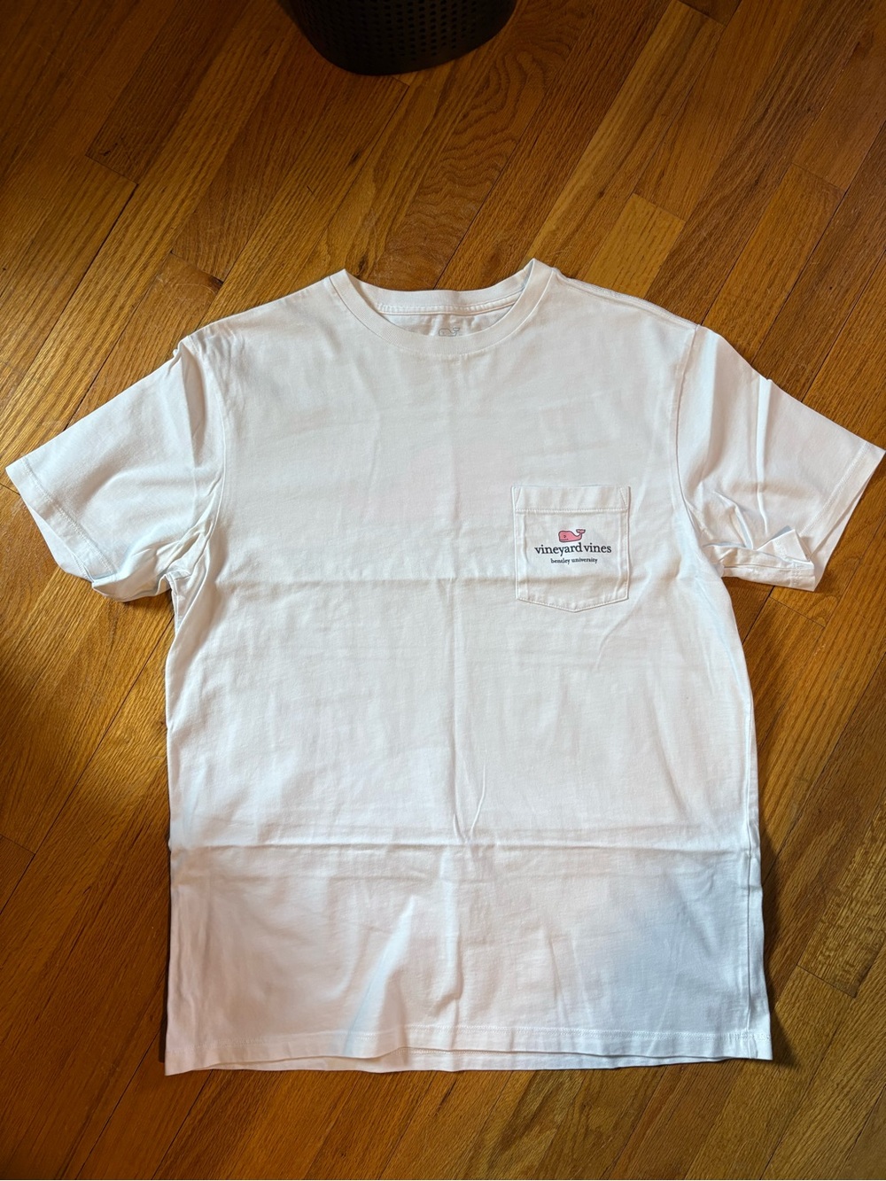 Vineyard Vines Bentley University Men's White Pocket T-Shirt